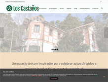 Tablet Screenshot of loscastanos.es